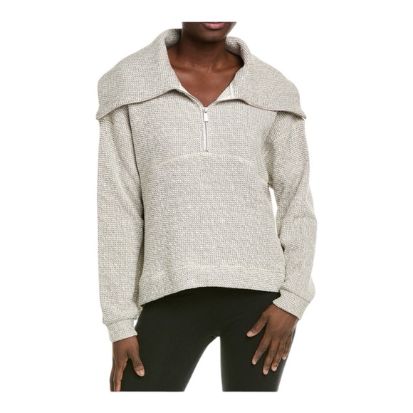 Sweaty Betty Women's Restful Boucle Half Zip Sweatshirt | XS - Picture 1 of 12